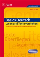 Stefan Schäfer - Basics Deutsch, Lesen und Texte verstehen