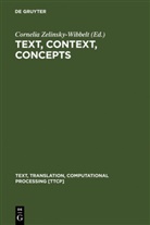 Corneli Zelinsky-Wibbelt, Cornelia Zelinsky-Wibbelt - Text, Context, Concepts