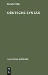 Hans Jürgen Heringer, Hans-Jürgen Heringer, Degruyter - Deutsche Syntax