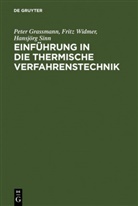 Peter Grassmann, Hansjörg Sinn, Fritz Widmer, Grassman, Peter Grassmann, Sinn... - Einführung in die thermische Verfahrenstechnik