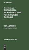 Konrad Knopp - Aufgabensammlung zur Funktionentheorie. Tl.1