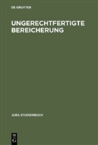 Koppensteine, Koppensteiner, Hans-Georg Koppensteiner, Kramer, Ernst A. Kramer, De Gruyter - Ungerechtfertigte Bereicherung