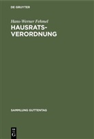 Hans-Werner Fehmel - Hausratsverordnung