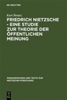 Kurt Braatz - Friedrich Nietzsche, eine Studie zur Theorie der öffentlichen Meinung