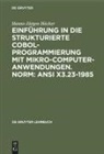 Hanns J Höcker, Hanns-Jürgen Höcker - Einführung in die strukturierte COBOL-Programmierung