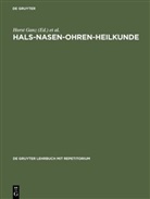 Hors Ganz, Horst Ganz, Jahnke, Jahnke, V. Jahnke - Hals-Nasen-Ohren-Heilkunde