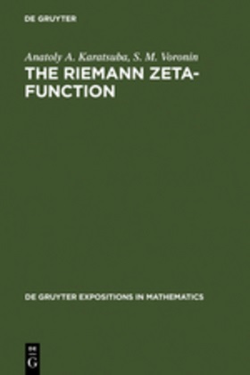 Anatolij A. Karatsuba, Anatoly Karatsuba, Anatoly A Karatsuba, Anatoly A. Karatsuba, S M Voronin, S. M. Voronin... - The Riemann Zeta-Function