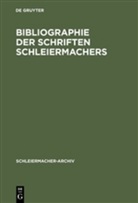 Wichmann von Meding, Wichman von Meding, Wichmann von Meding - Bibliographie der Schriften Schleiermachers