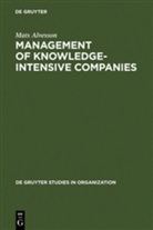 Mats Alvesson - Management of Professional Service Companies