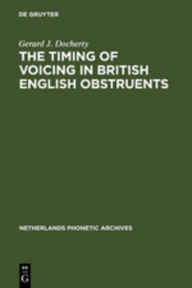 Gerard J Docherty, Gerard J. Docherty - The Timing of Voicing in British English Obstruents
