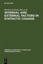 Marine Gerritsen, Marinel Gerritsen, Stein, Stein, Dieter Stein - Internal and External Factors in Syntactic Change