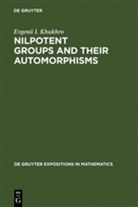 Evgenii I Khukhro, Evgenii I. Khukhro - Nilpotent Groups and their Automorphisms