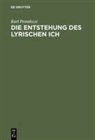 Karl Pestalozzi - Die Entstehung des lyrischen Ich