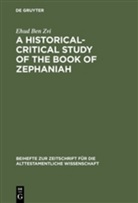 Ehud Ben Zvi, Ehud BenZvi - A Historical-Critical Study of the Book of Zephaniah