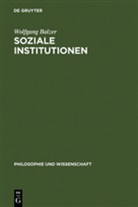 Wolfgang Balzer - Soziale Institutionen