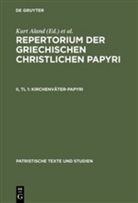 Kur Aland, Kurt Aland, Rosenbaum, Rosenbaum, Hans-Udo Rosenbaum - Repertorium der griechischen christlichen Papyri - 2/1: Kirchenväter-Papyri
