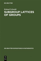 Roland Schmidt - Subgroup Lattices of Groups
