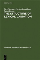 Peter Bakema, Dir Geeraerts, Dirk Geeraerts, Stefa Grondelaers, Stefan Grondelaers - The Structure of Lexical Variation