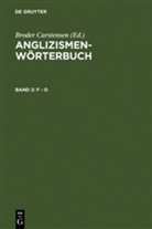 Broder Carstensen - Anglizismen-Wörterbuch, 3 Bde. - Band 2: F - O