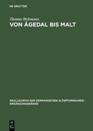 Thomas Birkmann - Von Agedal bis Malt Die skandinavischen Runeninschriften vom Ende des 5. bis Ende des 9. Jahrhunderts. Habil.-Schr.