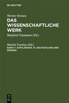 Werner Krauss, Martin Fontius, Renate Petermann, Peter-Volker Springborn - Das wissenschaftliche Werk - Band 7. III: Aufklärung. Tl.3