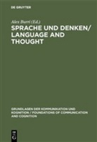 Ale Burri, Alex Burri - Sprache und Denken. Language and Thought