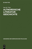 Jan de Vries - Altnordische Literaturgeschichte