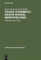 Fran Overbeck, Franz Overbeck, Erwin Rohde, Andrea Patzer, Andreas Patzer - Briefwechsel