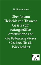 H Schumacher, H. Schumacher - Über Johann Heinrich von Thünens Gesetz vom naturgemäßen Arbeitslohne und die Bedeutung dieses Gesetzes für die Wirklichkeit