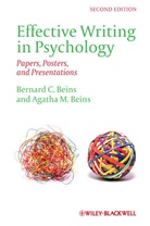 Beins, Agatha M Beins, Agatha M. Beins, B Beins, Bernard Beins, Bernard B. Beins... - Effective Writing in Psychology