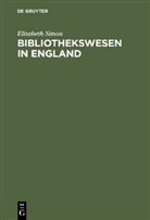 Elisabeth Simon - Bibliothekswesen in England