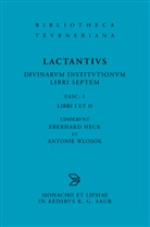 Lactantius, Lucius Caelius Firmianus Lactantius, Lucius Caelius Firmianus Lactantius, Eberhar Heck, Eberhard Heck, Wlosok... - Diuinarum institutionum libri septem. Fasc..1