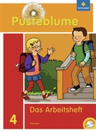 Wolfgang Menzel - Pusteblume. Das Sprachbuch, Ausgabe 2011 für Sachsen: 4. Schuljahr, Arbeitsheft m. CD-ROM