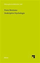 Franz Brentano, Franz Cl. Brentano, Franz Clemens Brentano, Wilhelm Baumgarten, BAUMGARTNER, Baumgartner... - Deskriptive Psychologie