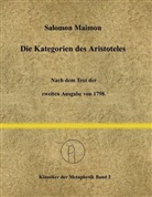 Salomon Maimon, Dietrich Scheglmann - Die Kategorien des Aristoteles