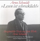 Arno Schmidt - 'Lesen ist schrecklich!', 1 Audio-CD (Hörbuch)
