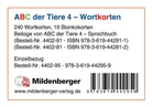 Klau Kuhn, Klaus Kuhn - ABC der Tiere: ABC der Tiere 4 - 4. Schuljahr, Wortkarten