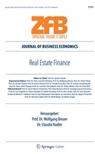 Wolfgan Breuer, Wolfgang Breuer, Nadler, Nadler, Claudia Nadler - ZfB (Zeitschrift für Betriebswirtschaft) Special Issue - 1/2012: Real Estate Finance