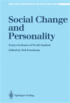 M. B. Ed Freedman, Mervi B Freedman, Mervin B Freedman, Mervin B. Freedman - Social Change and Personality