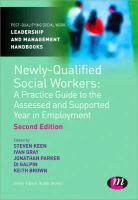 Keith Galpin Brown, Keith Gray Brown, Steven Keen, Keith Brown, Steven Keen, Jonathan Parker - Newly Qualified Social Workers
