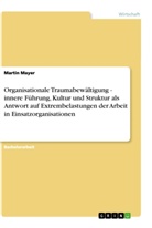Martin Mayer - Organisationale Traumabewältigung - innere  Führung, Kultur und Struktur als Antwort auf Extrembelastungen der Arbeit in Einsatzorganisationen