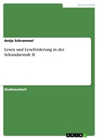 Antje Schrammel - Lesen und Leseförderung in der Sekundarstufe II