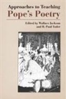 Jackson, Wallace Jackson, Wallace/ Yoder Jackson, R. Paul Yoder, Wallace Jackson, R. Paul Yoder - Approaches to Teaching Pope's Poetry
