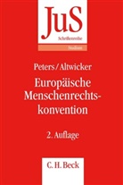 Tilmann Altwicker, Altwickler, Peter, Ann Peters, Anne Peters - Europäische Menschenrechtskonvention