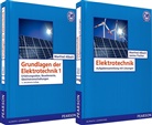 Manfred Albach, Janina Fischer - Grundlagen der Elektrotechnik 1 + Elektrotechnik - Aufgabensammlung mit Lösungen, 2 Bde.