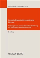 Gieltowsk, Stefa Gieltowski, Stefan Gieltowski, Mecker, Matthias Meckert, Matthias J. Meckert... - Gemeindehaushaltsverordnung (GemHVO) Hessen
