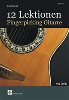 Felix Schell - 12 Lektionen Fingerpicking Gitarre, m. DVD