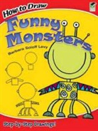 How to Draw, Barbara Soloff Levy, Barbara Soloff How to Draw Levy, Barbara Soloff Levy, Barbara Soloff-Levy - How to Draw Funny Monsters