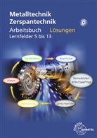 Olive Bergner, Oliver Bergner, Micha Dambacher, Michae Dambacher, Michael Dambacher, Thomas Gresens... - Metalltechnik: Zerspantechnik, Lösungen mit CD-ROM