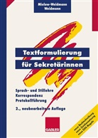 Ut Mielow-Weidmann, Ute Mielow-Weidmann, Paul Weidmann - Textformulierung für Sekretärinnen